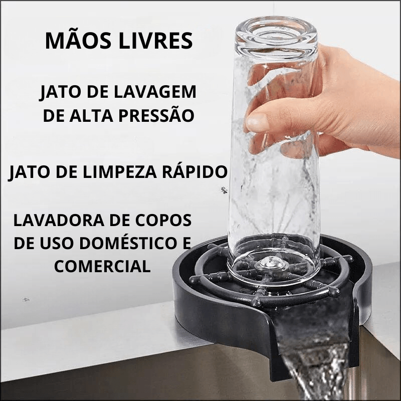 Lavador de Copos Automático de Alta Pressão - SolutionPrime