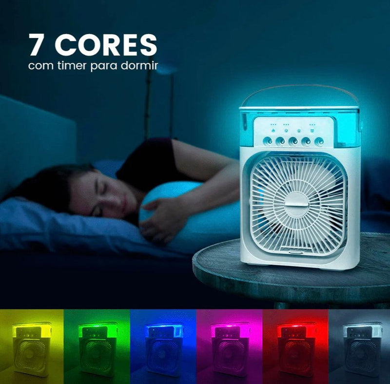 Mini Ar Condicionado Umidificador Ventilador Silencioso - Breeze - SolutionPrime