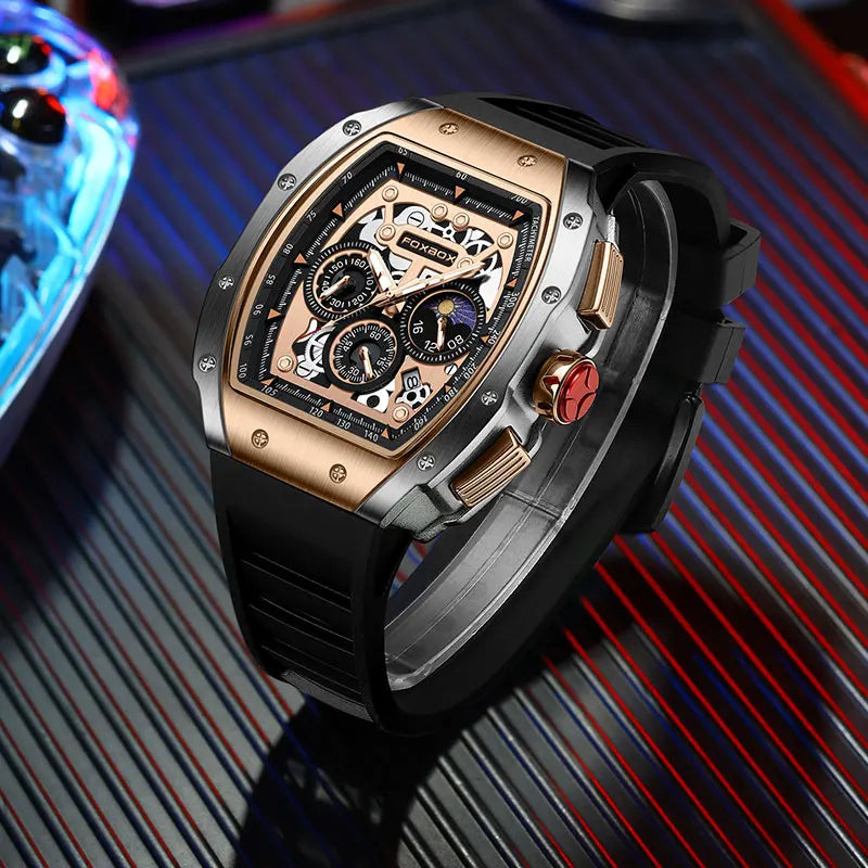 LIGE Luxury Mens Quartz Watches Business FOX BOX