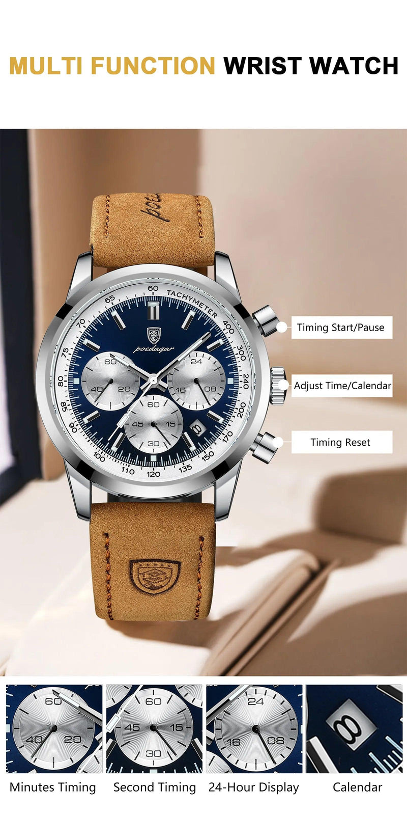 The Monarch Aristocrat Chronograph - Quintessence of Timeless Elegance - SolutionPrime